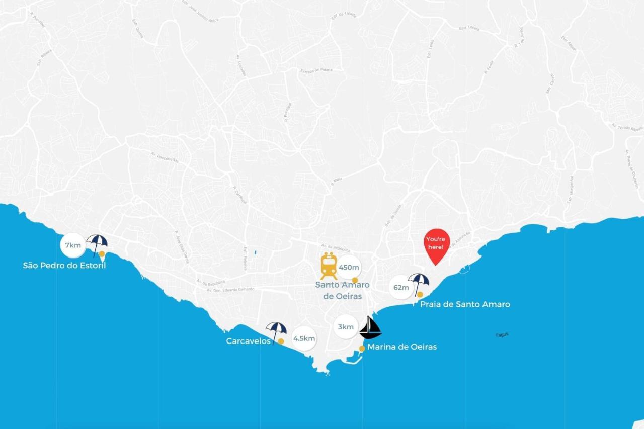 Santo Amaro Beach Family Stays Oeiras Exterior photo